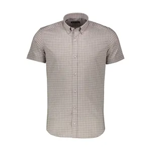 پیراهن آستین کوتاه مردانه کیکی رایکی مدل MBB20006-395