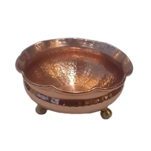 شکلات خوری مسی مدل سه پایه کد ZH249.2