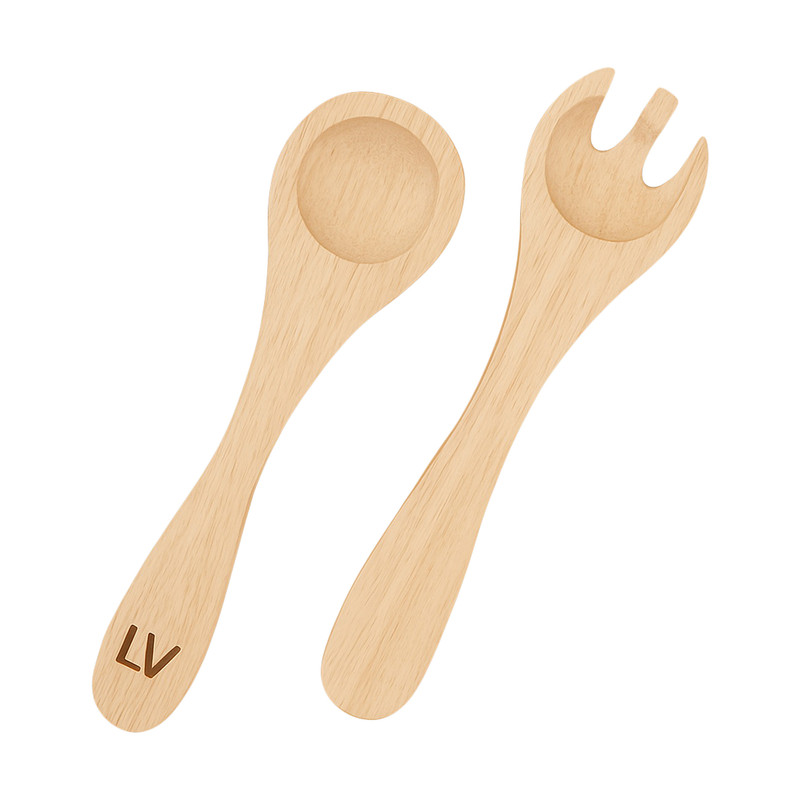 ظرف سالاد ال وی کد 6353461460536 به همراه قاشق و چنگال