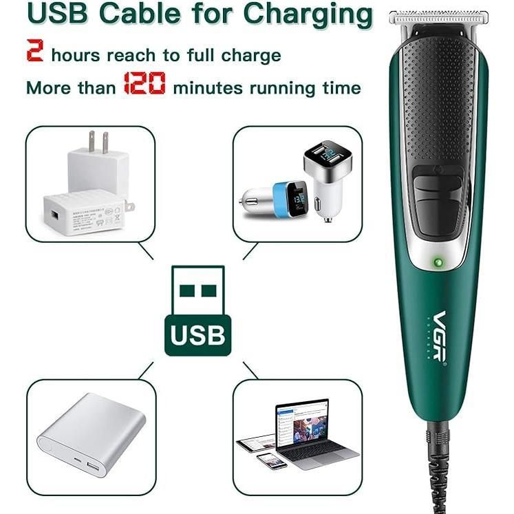 ماشین اصلاح موی سر و صورت وی جی ار مدل V-176 -  - 3
