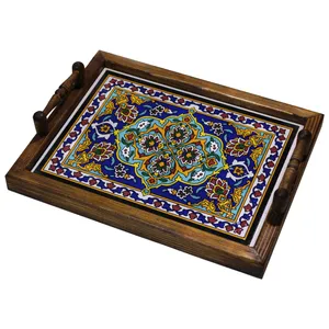 سینی طرح کاشی مدل رها کد ۲ 