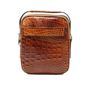 کیف رودوشی مردانه مدل چرم کد bh003 رنگ عسلی