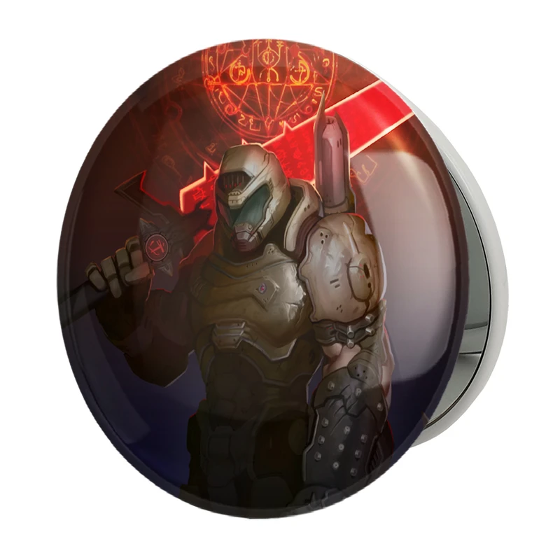 آینه جیبی خندالو طرح بازی رستاخیز (Doom) مدل تاشو کد 31389
