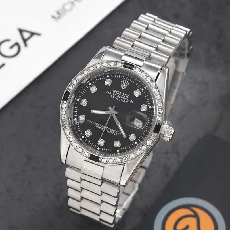 ساعت مچی عقربه‌ای مردانه مدل دیت جاست قفل مخفی