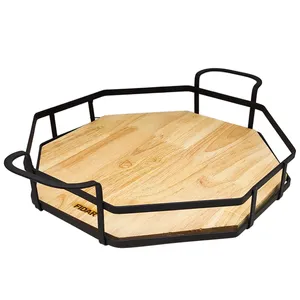 سینی دسته دار فیدار مدل متال سایز ۴۰*۳۰ سانتیمتر