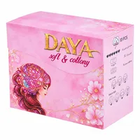 نوار بهداشتی پنبه&zwnj;ای خیلی نازک ضد حساسیت روز و شب دایا تجهیز استوار مدل ایرلید با جذب فوق العاده زیاد سایز XL بسته ۱۰ عددی

