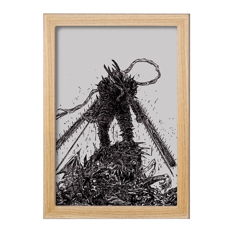 تابلو خندالو مدل دنجی انیمه مرد اره ای Chainsaw Man  کد 17956