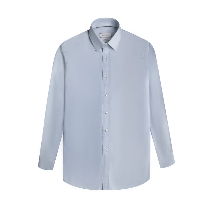 پیراهن آستین بلند یقه برگردان مردانه کروم مدل 2510115 