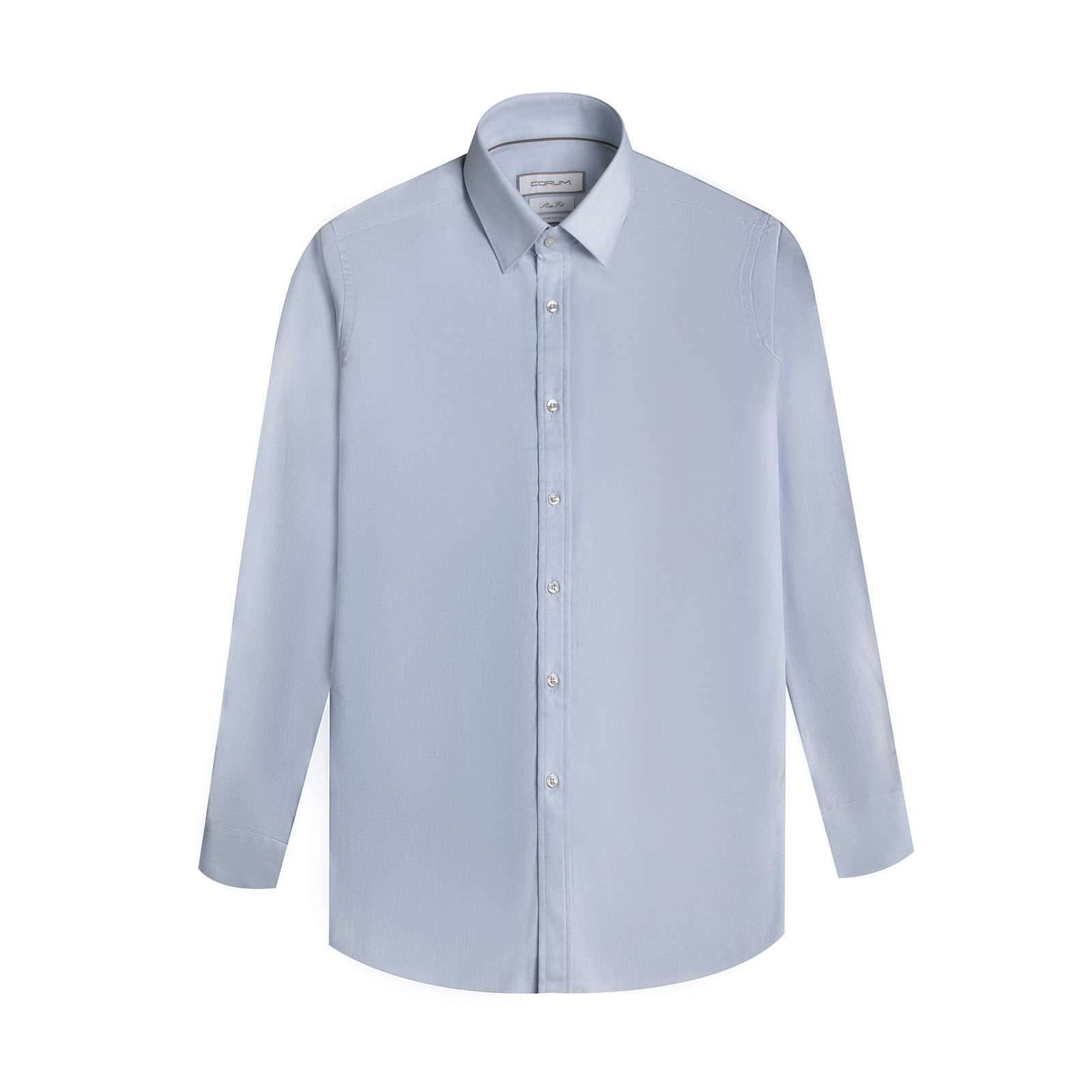 پیراهن آستین بلند یقه برگردان مردانه کروم مدل 2510115 - - 1