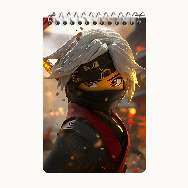 دفتر یادداشت 50 برگ خندالو طرح نینجا کد F8941