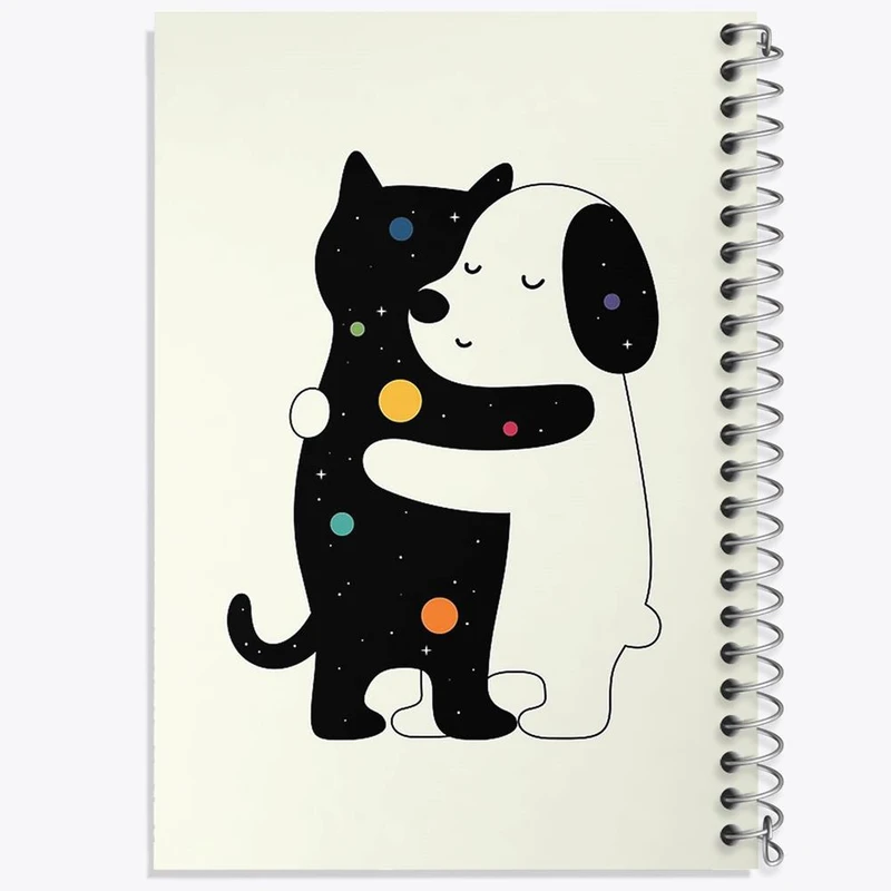 دفتر نقاشی 50 برگ خندالو مدل دوستی کد 5076