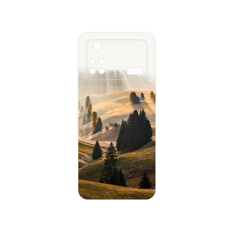 برچسب پوششی ماهوت مدل Foggy Plain مناسب برای گوشی موبایل شیائومی Poco M4 Pro 4G