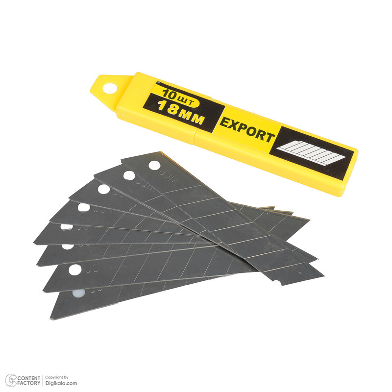 تیغ کاتر اکسپورت مدل IRN بسته 10 عددی تیغ کاتر اکسپورت مدل IRN بسته 10 عددی
