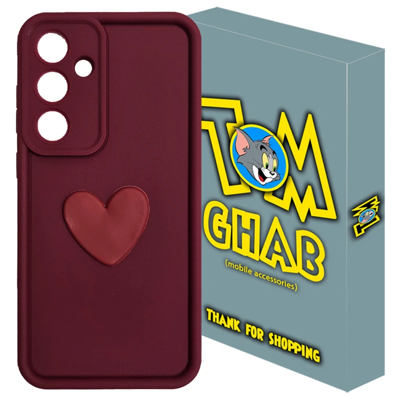 کاور تام قاب مدل سولید1 Heart مناسب برای گوشی موبایل سامسونگ Galaxy A55
