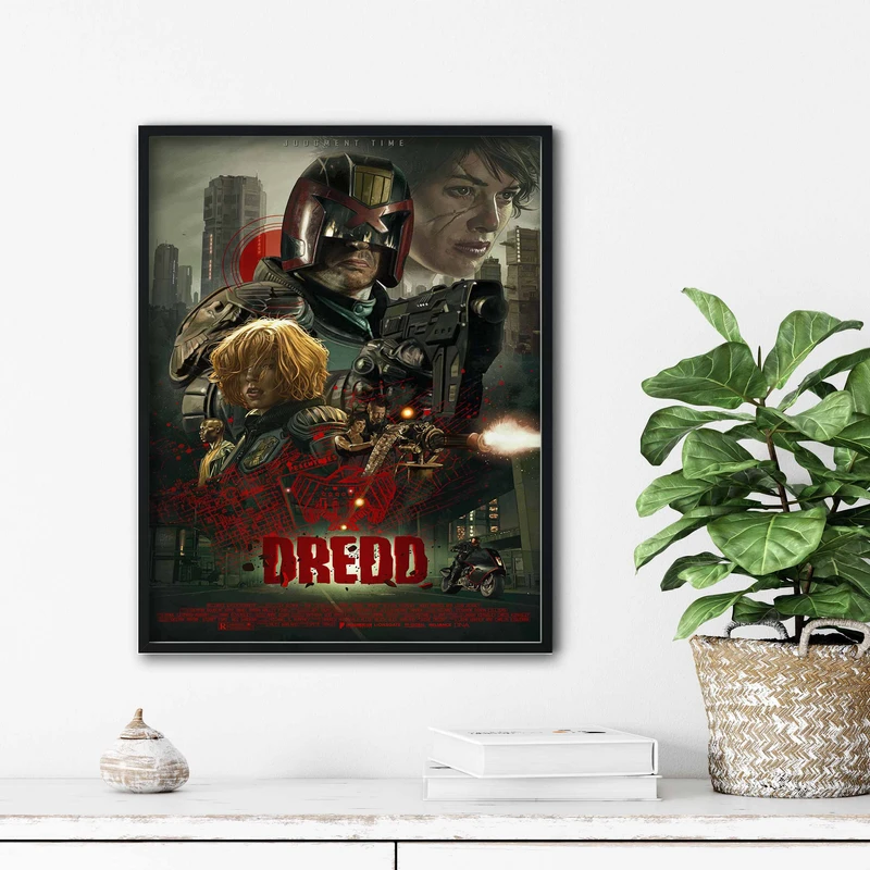 تابلو آتریسا طرح پوستر فیلم dredd مدل ATm441