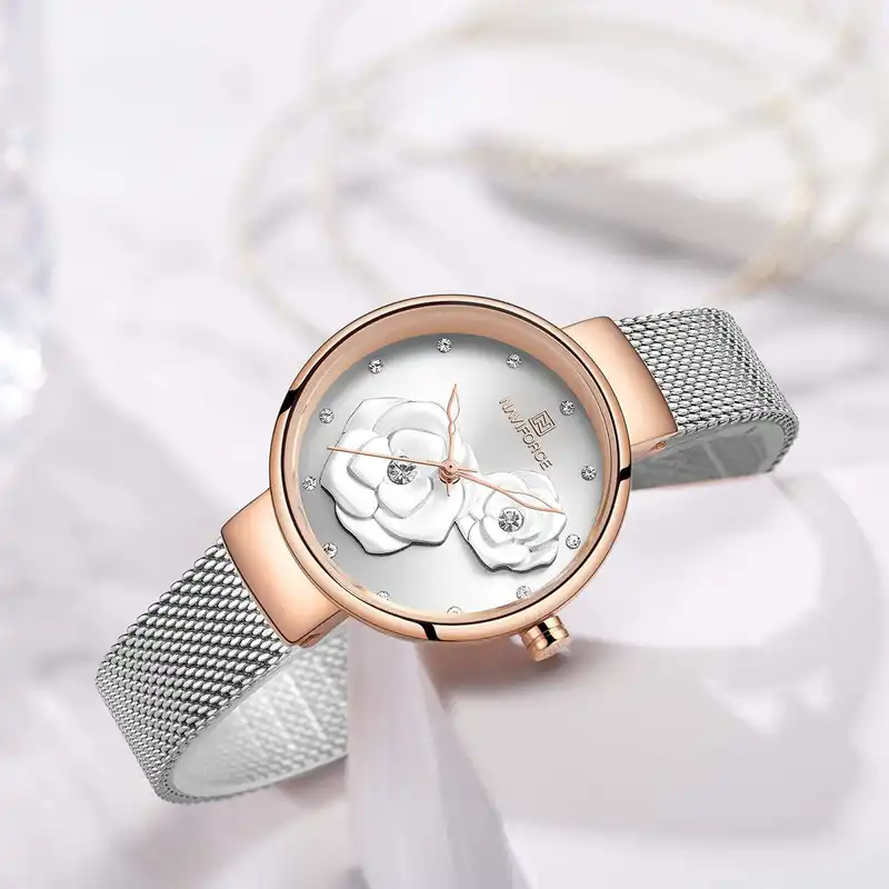 ساعت مچی عقربه ای زنانه نیوی فورس مدل NF5013L