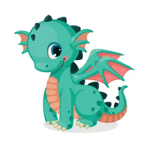 استند تولد طرح بچه اژدها فانتزی کد 034