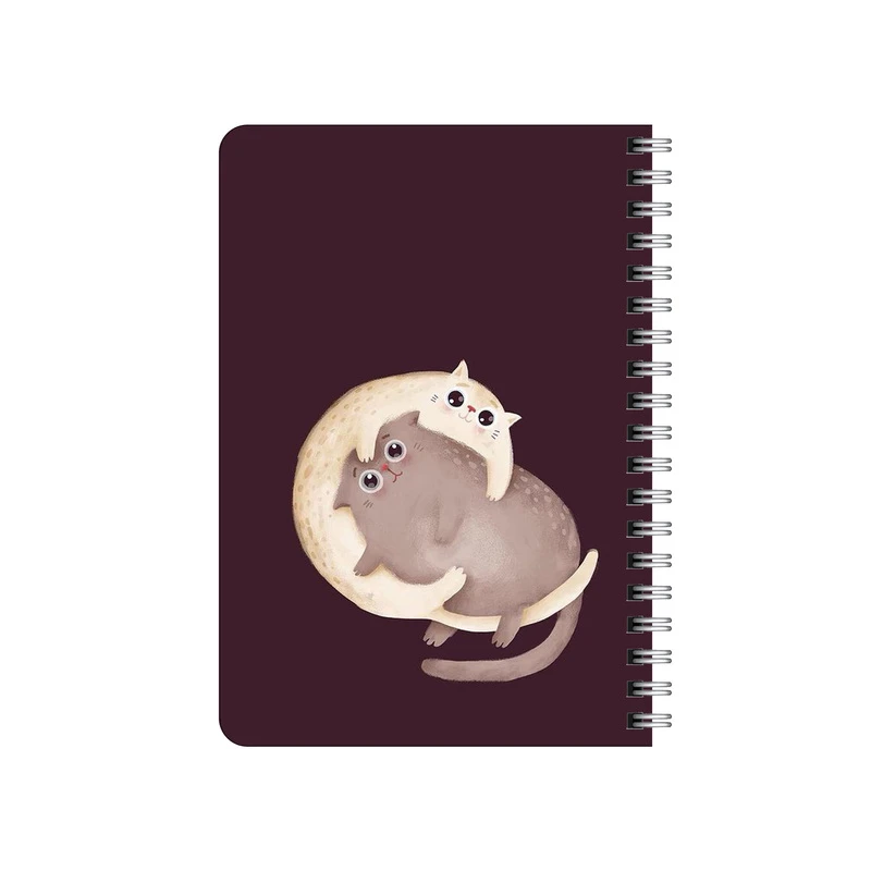 دفترچه یادداشت بامبیلیپ مدل دو تا گربه تو دل برو کد 8370318