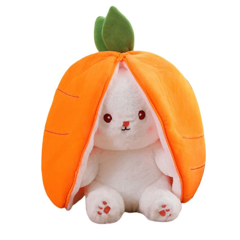 عروسک طرح خرگوش هویج مدل 11 ارتفاع 20 سانتی‌متر