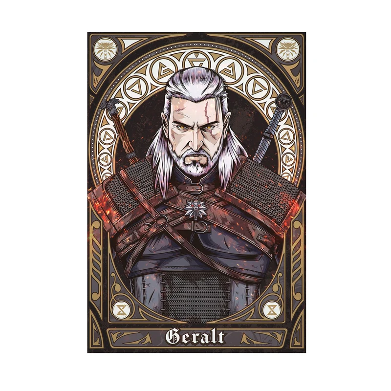 استیکر لپ تاپ و موبایل مدل بازی طرح ویچر Witcher کد 4155