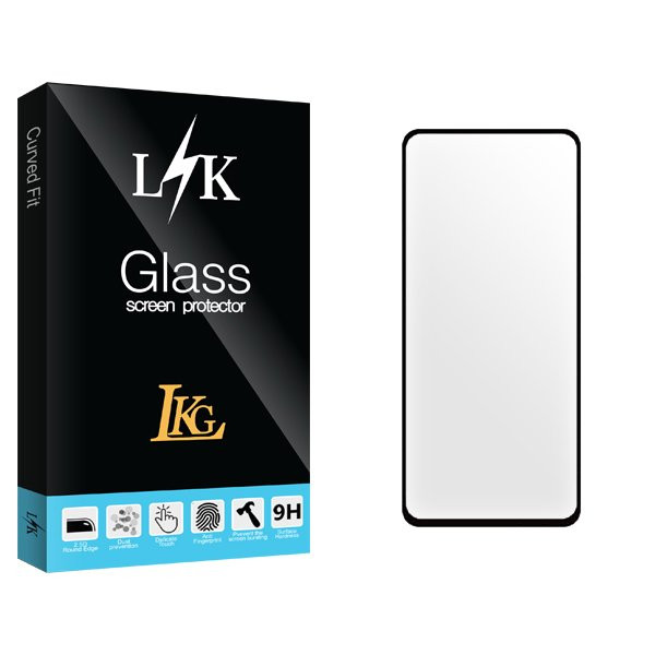 محافظ صفحه نمایش شیشه ای ال کا جی مدل LKK مناسب برای گوشی موبایل اوپو K10 4G / K10 5G / K10 / A11s / A32 / A33 / A36 / A53 / A53s / A54 / A55 4G / A76 / A92s / A96 / A96 4G / RENO 4Z 5G