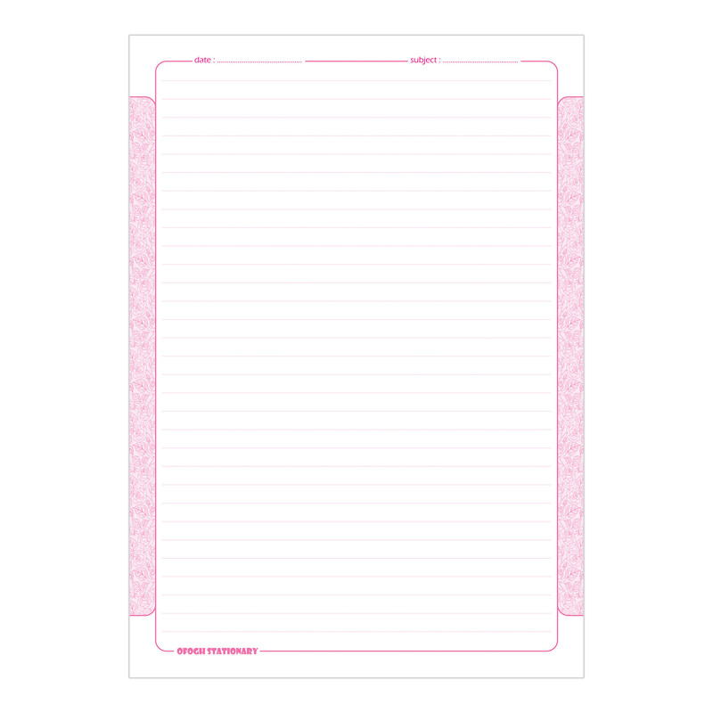 کاغذ A4 افق مدل کلاسیک بسته 100 عددی