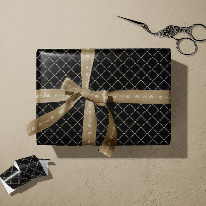 کاغذ کادو صدفی طرح کلاسیک بسته 5 عددی