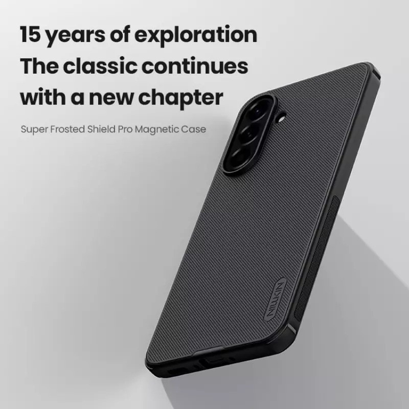 کاور نیلکین مدل Super Frosted Shield Pro Magnetic مناسب برای گوشی موبایل سامسونگ Galaxy A56 5G