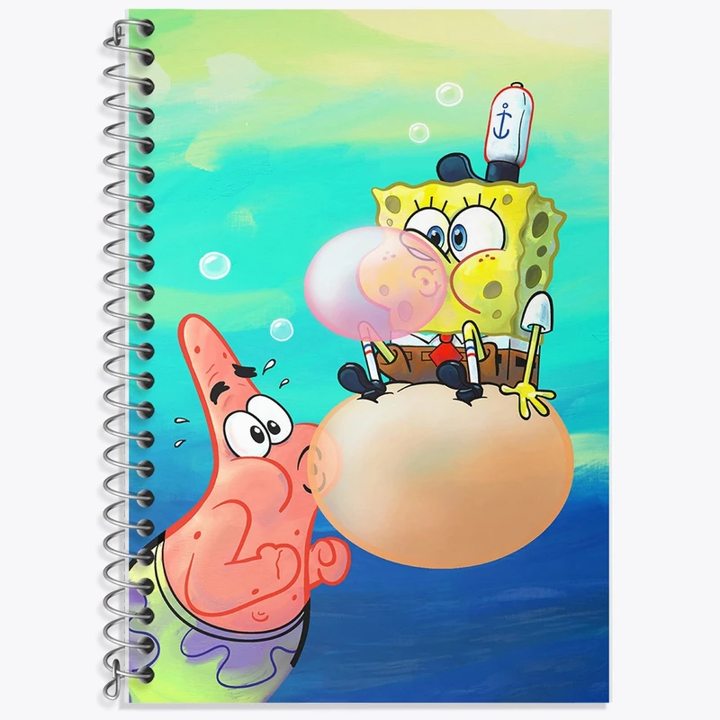 دفتر لغت 50 برگ خندالو طرح باب اسفنجی و پاتریک کد F1862