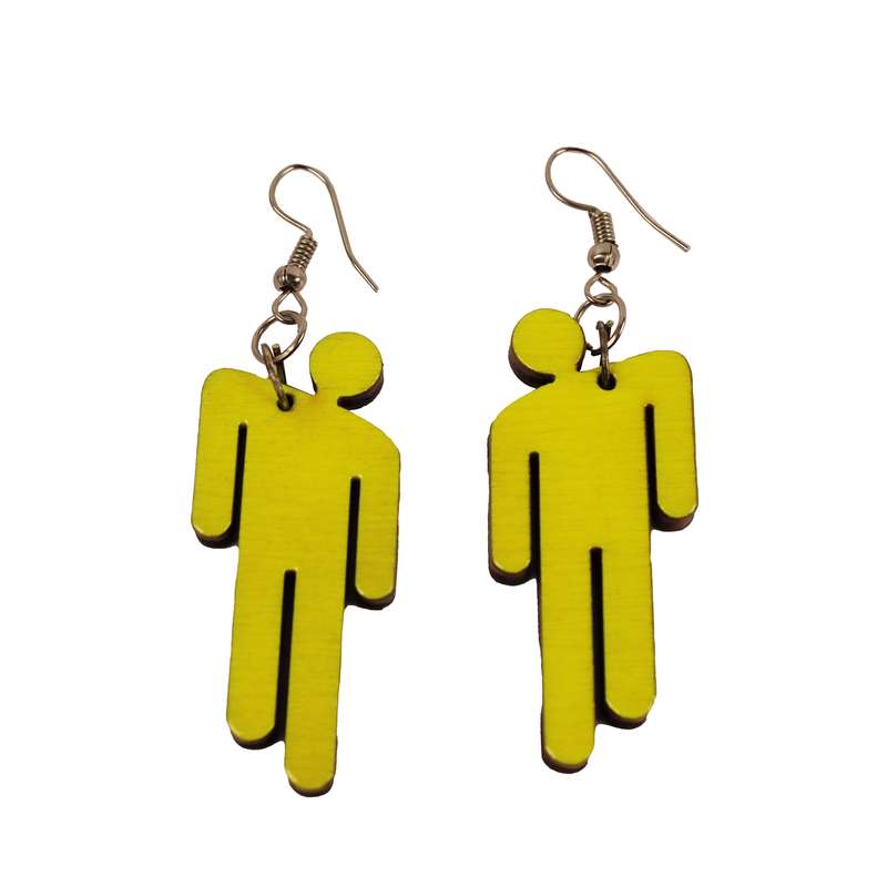 گوشواره دخترانه مدل آدمک کد 03