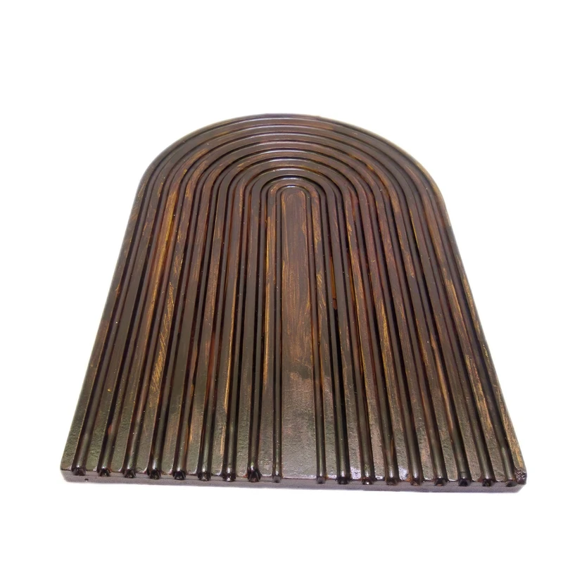 سینی سنگی  طرح چوب مدل رنگین کمان