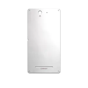 MAHOOT Metallic-White Cover Sticker for Sony Xperia C3 Dual
