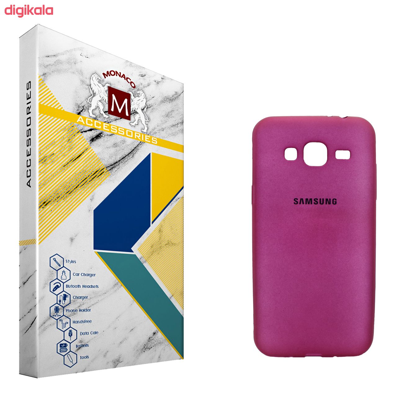 کاور موناکو مدل Si070 مناسب برای گوشی موبایل سامسونگ Galaxy J3 به همراه محافظ صفحه نمایش