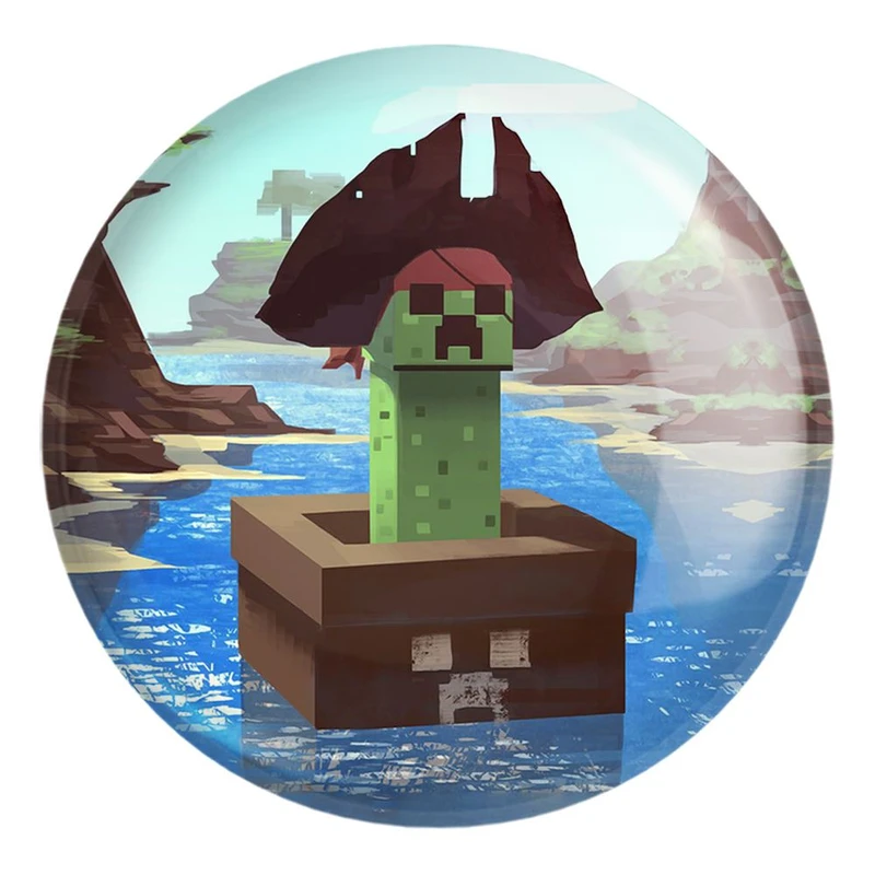 پیکسل خندالو طرح بازی ماینکرافت Minecraft کد 23275 مدل بزرگ