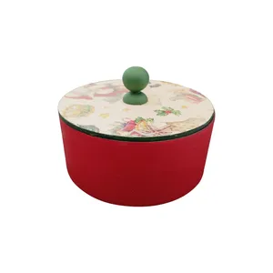 جعبه هدیه چوبی مدل درخت برفی 