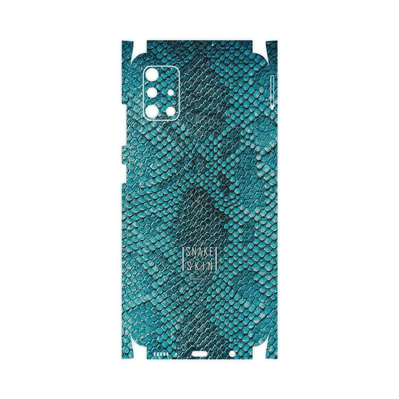 برچسب پوششی ماهوت مدل Blue Snake Skin-FullSkin مناسب برای گوشی موبایل سامسونگ Galaxy A51