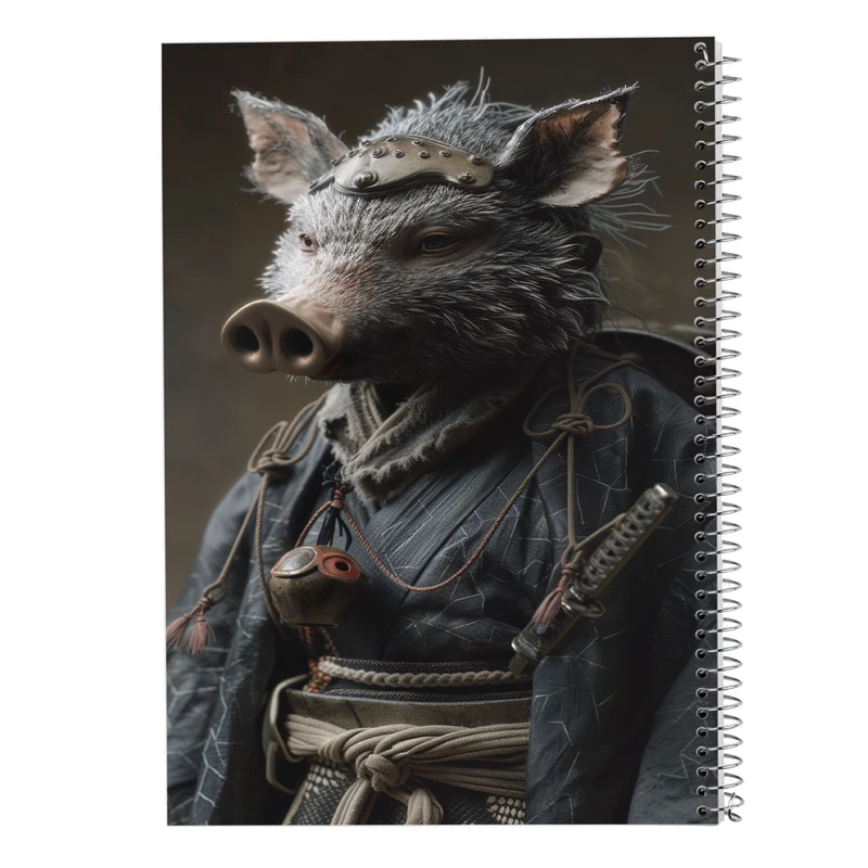 دفتر لیست خرید 50 برگ مدوپد مدل حیوانات جنگجو کد DF14927