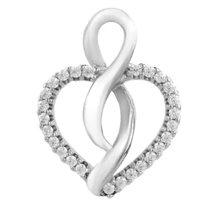 آویز گردنبند زنانه ژوپینگ مدل قلب بینهایت TP 319