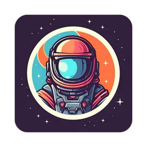 زیر لیوانی کاکتی طرح فضانورد مدل mp46180