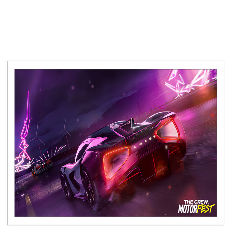 تابلو نوری بکلیت طرح ماشین مسابقه مدل W-MO2057