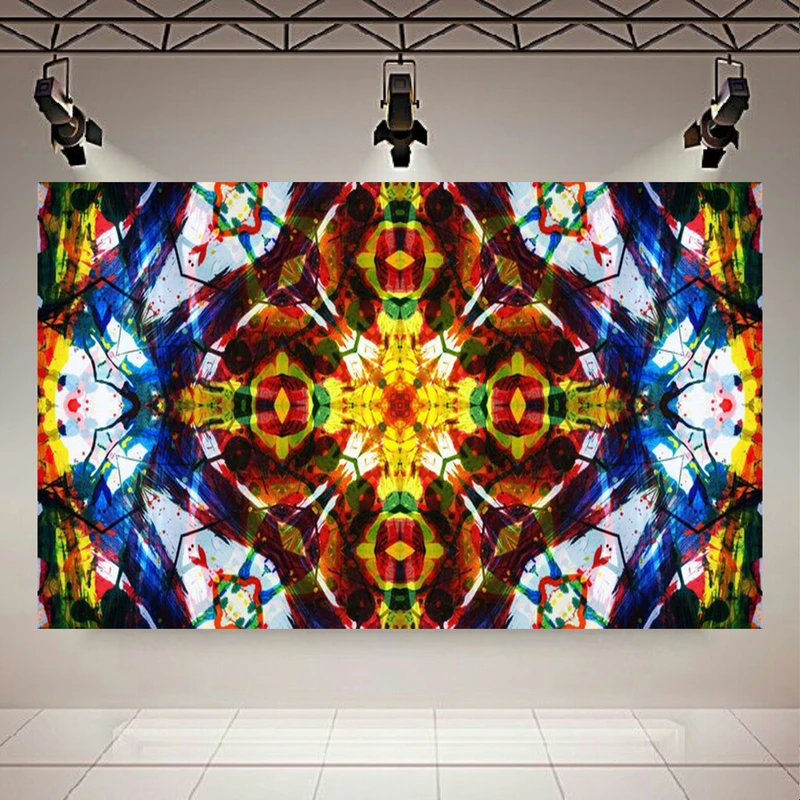 پوستر پارچه ای طرح مخمل انتزاعی مدل الگوی هنری کد AR3058571