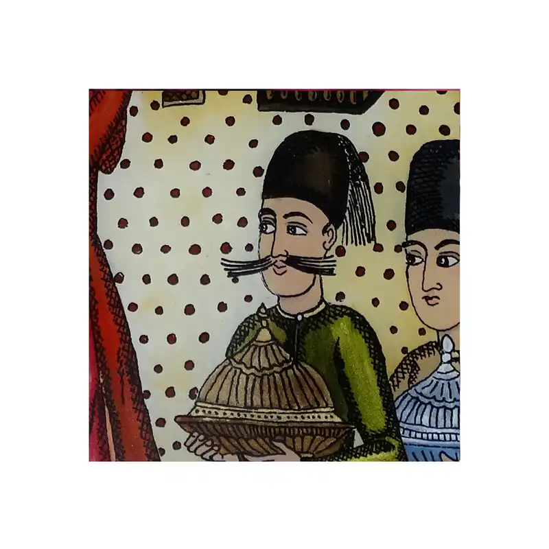 تابلو نقاشی طرح نامه قیصر به خسرو 015