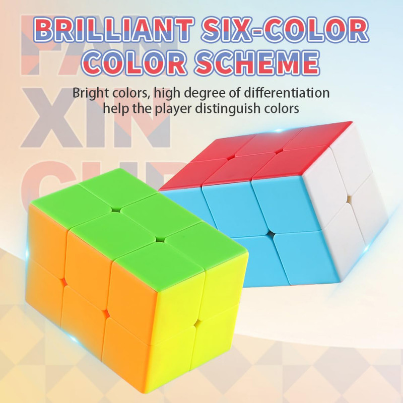 مکعب روبیک فنکسین مدل 223 استیکرلس FanXin 2×2×3