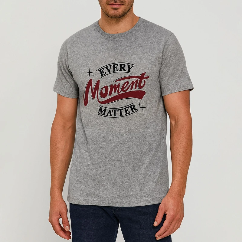 تی شرت آستین کوتاه مردانه مدل D823 Moment