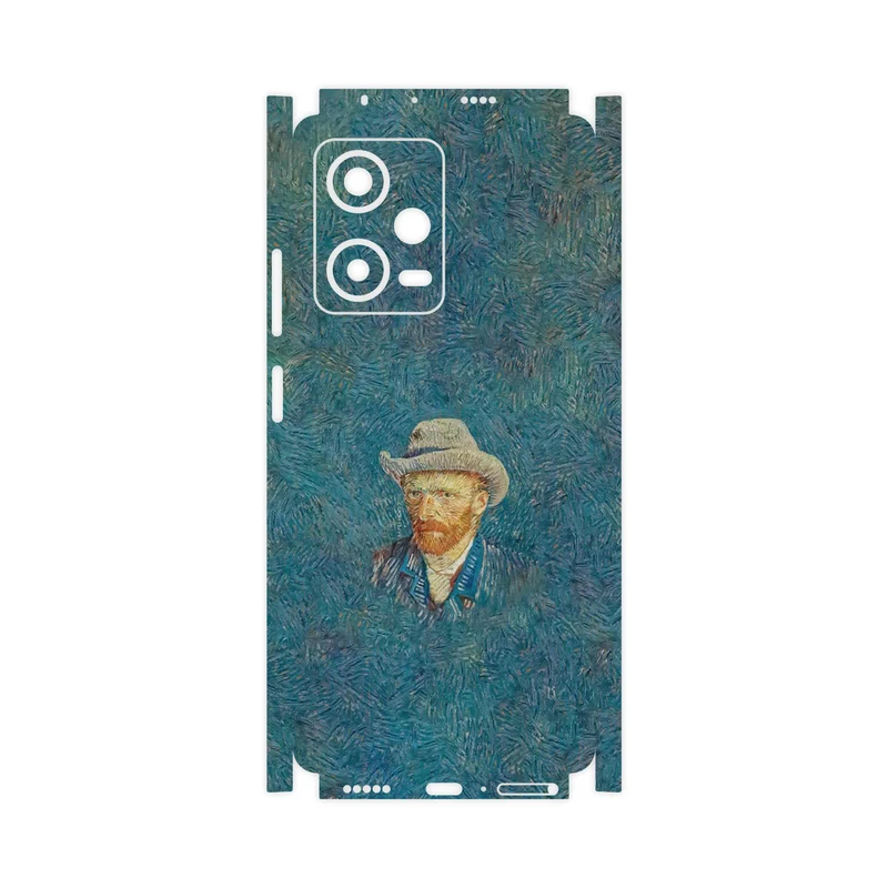 برچسب پوششی ماهوت مدل Self portrait with a gray felt hat-FullSkin مناسب برای گوشی موبایل شیائومی Redmi Note 12 Pro 5G