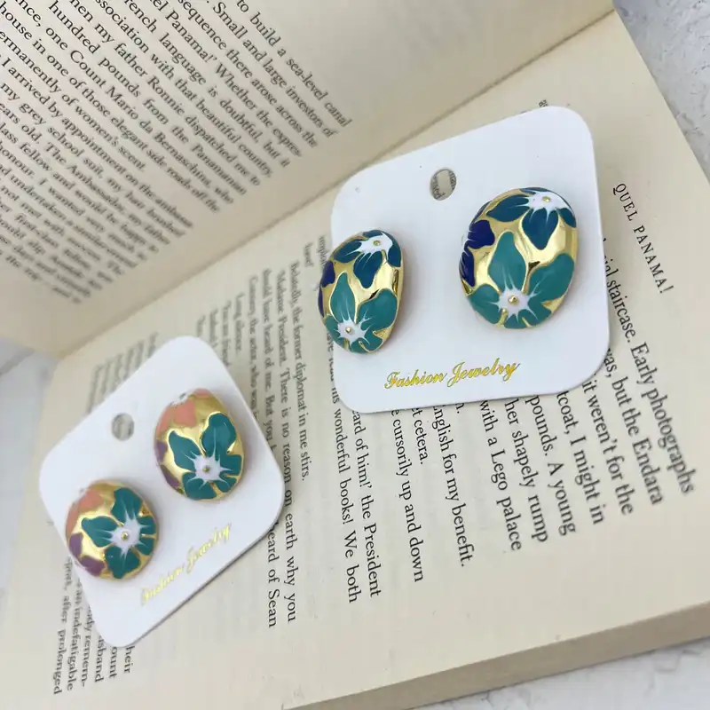 گوشواره زنانه مدل دایره کد E5145