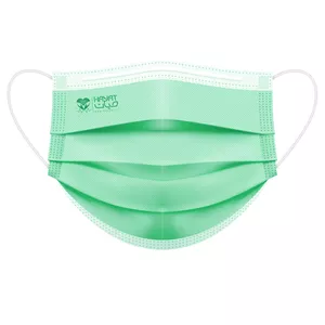 ماسک تنفسی حیات پوشش پاک سبز مدل  3 بسته 50 عددی