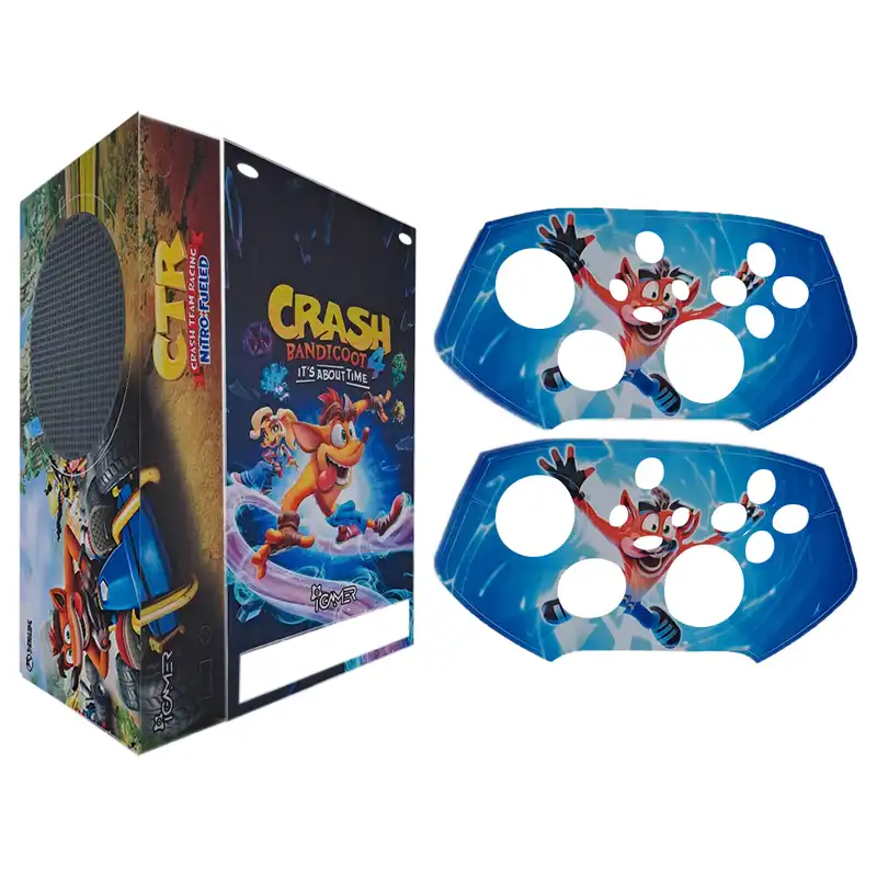 برچسب کنسول ایکس باکس سری اس آیگیمر طرح CTR مدل Skins0029 مجموعه سه عددی