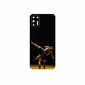 MAHOOT Wrestling Cover Sticker for Motorola Moto G9 Plus