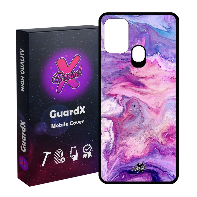 کاور گارد ایکس طرح ماربل مدل Glass10303 مناسب برای گوشی موبایل سامسونگ Galaxy M31 / M31 Prime / F41